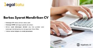 Syarat mendirikan CV