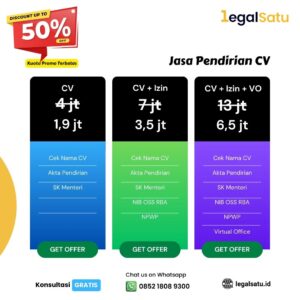 jasa pendirian cv