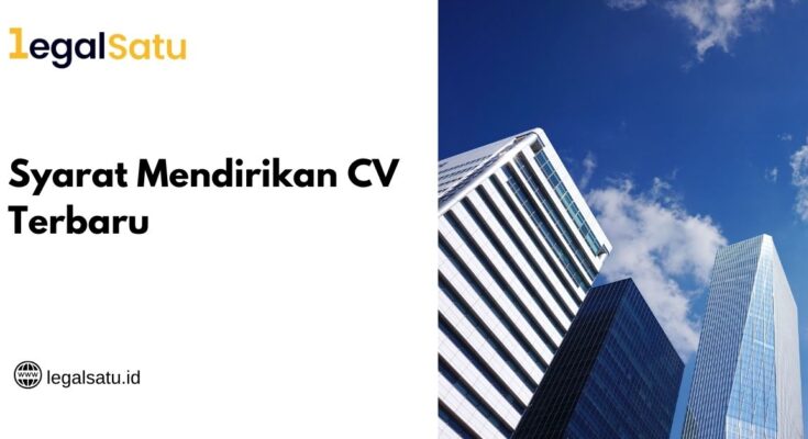 syarat mendirikan cv