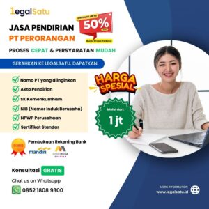 jasa pendirian pt perorangan