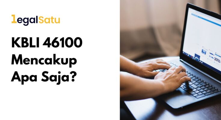 kbli 46100 untuk apa